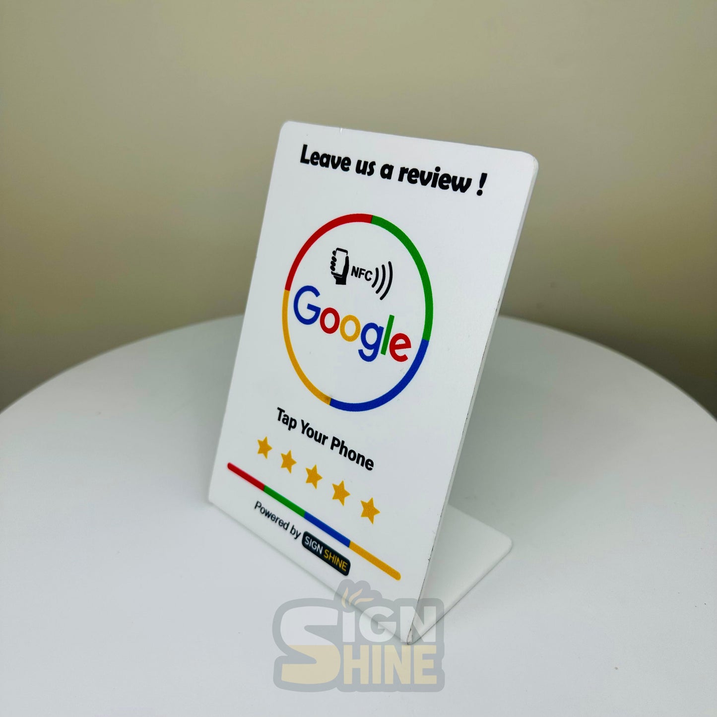 TapMe Stand – NFC Only Minimalist design, just a tap to open your digital link