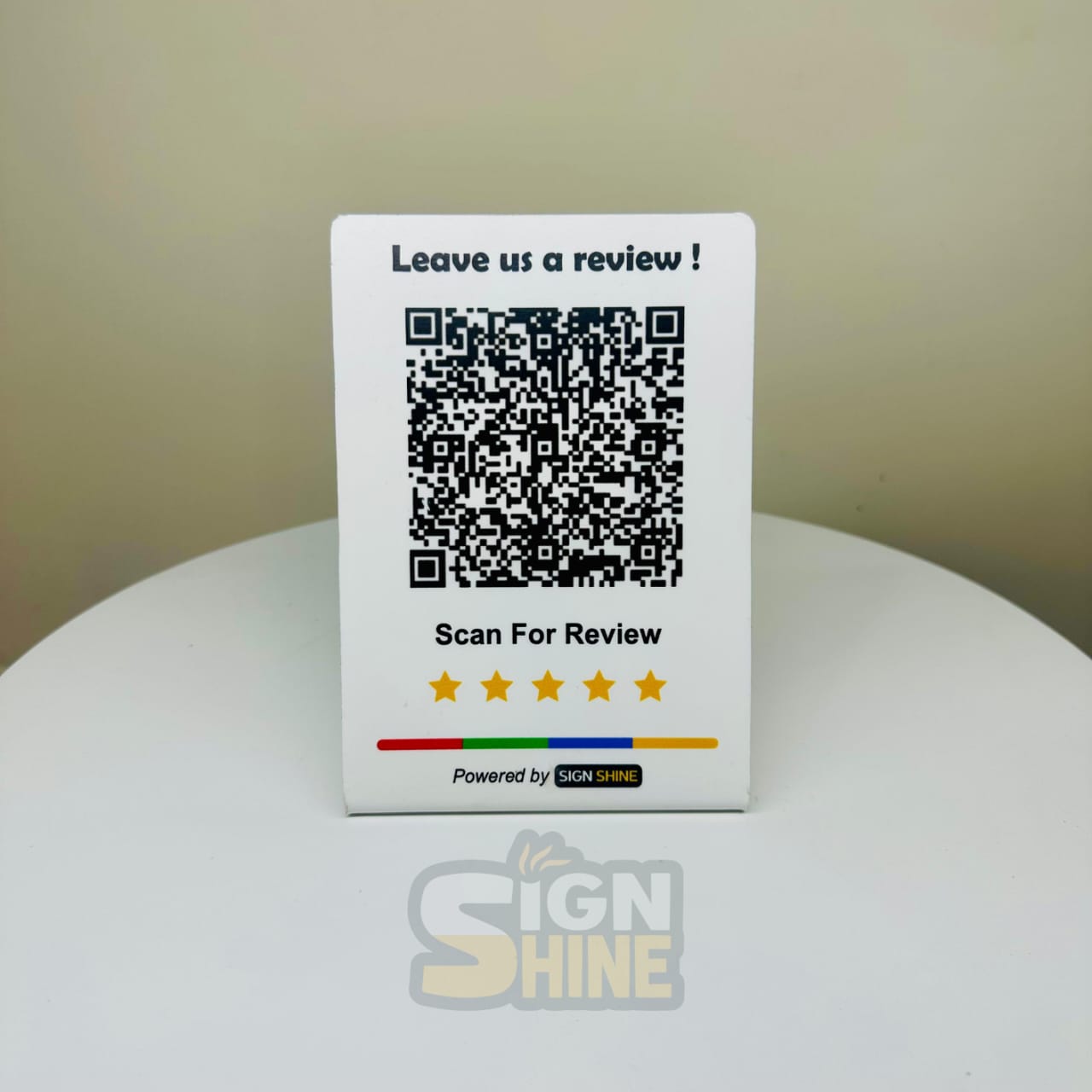 ScanMe Stand – QR Code Display - For businesses who want a simple, tap-free way to share links