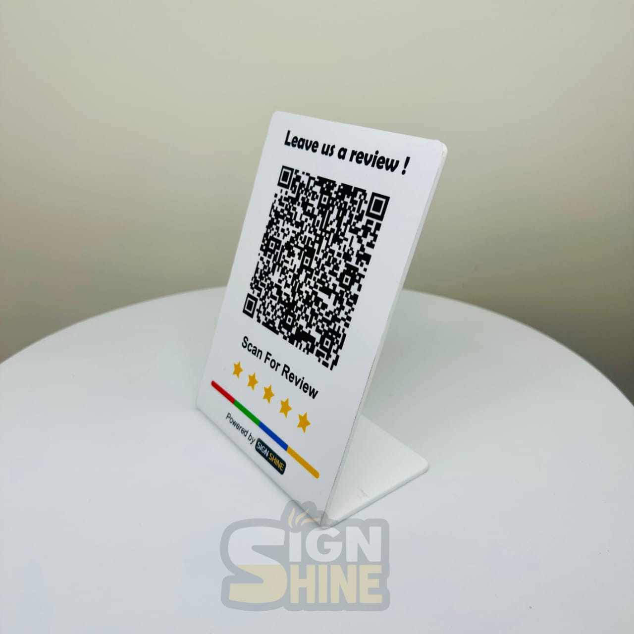 ScanMe Stand – QR Code Display - For businesses who want a simple, tap-free way to share links
