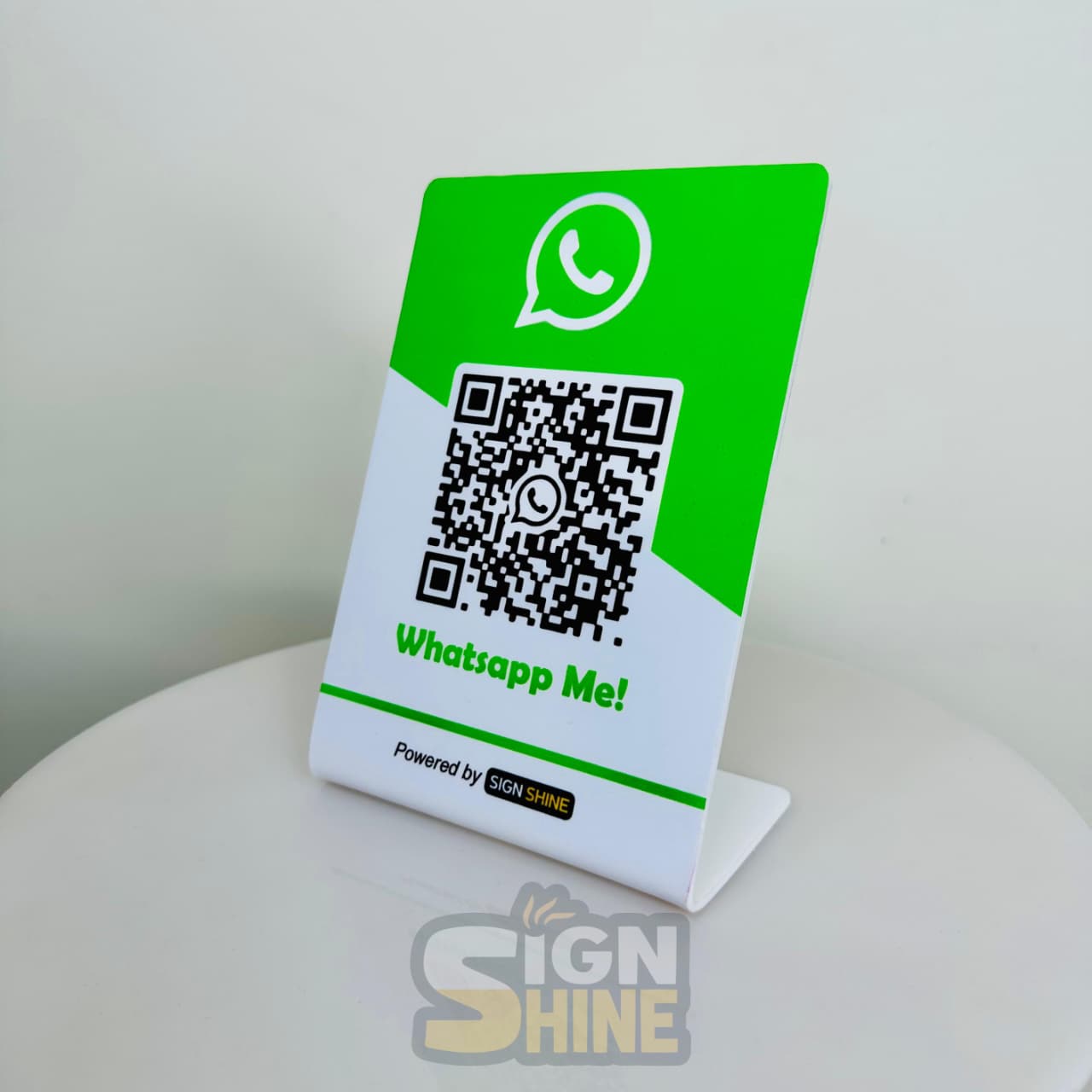 Quick WhatsApp QR Standee
