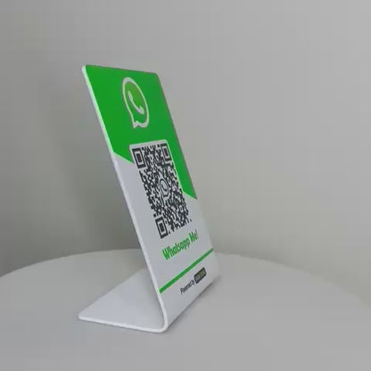Quick WhatsApp QR Standee